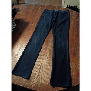 Waist 29 Anlo Dark Wash Skinny Denim Blue Jeans Casual Pants with Pockets